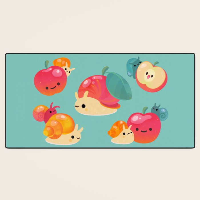 Apple snail Desk Mat Gallery Image 3