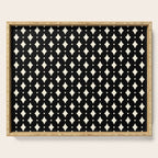 Vintage Stars IX Black and White Serving Tray Gallery Image 1