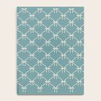 Bows & Ribbons Pattern LIV Teal Green Notebook Gallery Image 4