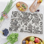 Antique 18th Century French Vintage Toile de Jouy Black & White Cutting Board Gallery Image 2