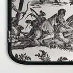 Antique 18th Century French Vintage Toile de Jouy Black & White Laptop Sleeve Gallery Image 3