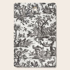 Antique 18th Century French Vintage Toile de Jouy Black & White Cutting Board Gallery Image 1