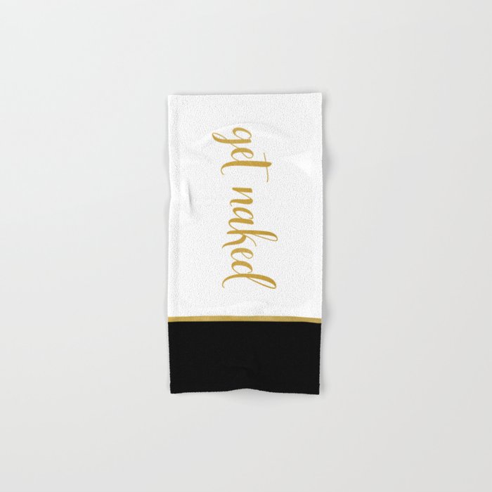 Get Naked, Fun, Bathroom Art and Funny Shower Curtain Bath Towel Gallery Image 1