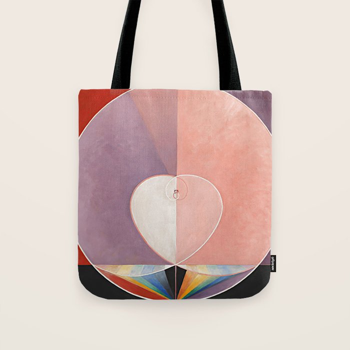 The Dove No 13 Group X by Hilma af Klint Tote Bag Gallery Image 1