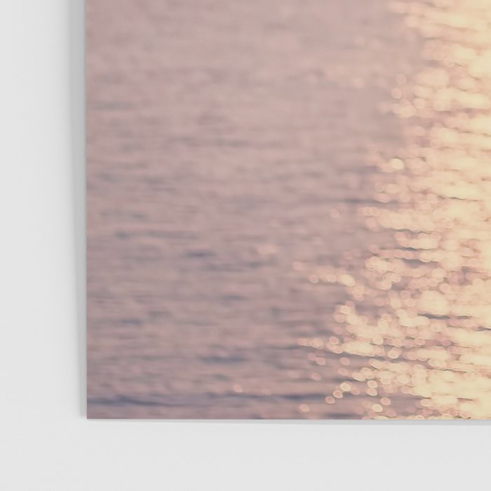 Golden Sunset - Aerial Ocean - Rose Pink Sky - Horizon - Sea Travel photography by Ingrid Beddoes Poster Gallery Image 3