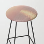 Golden Sunset - Aerial Ocean - Rose Pink Sky - Horizon - Sea Travel photography by Ingrid Beddoes Stool Gallery Image 2