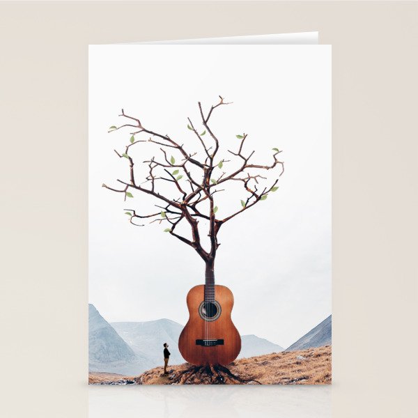 Guitar Tree Stationery Card Gallery Image 2
