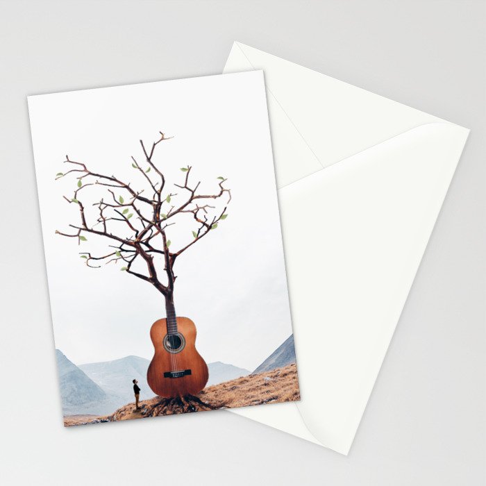Guitar Tree Stationery Card Gallery Image 2