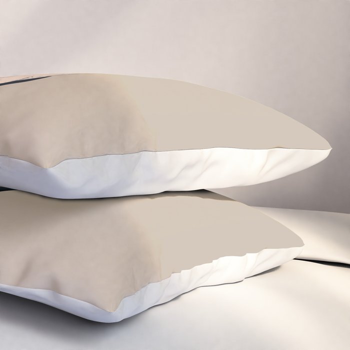 Yin Yang Cats Illustration Pillow Sham Gallery Image 3