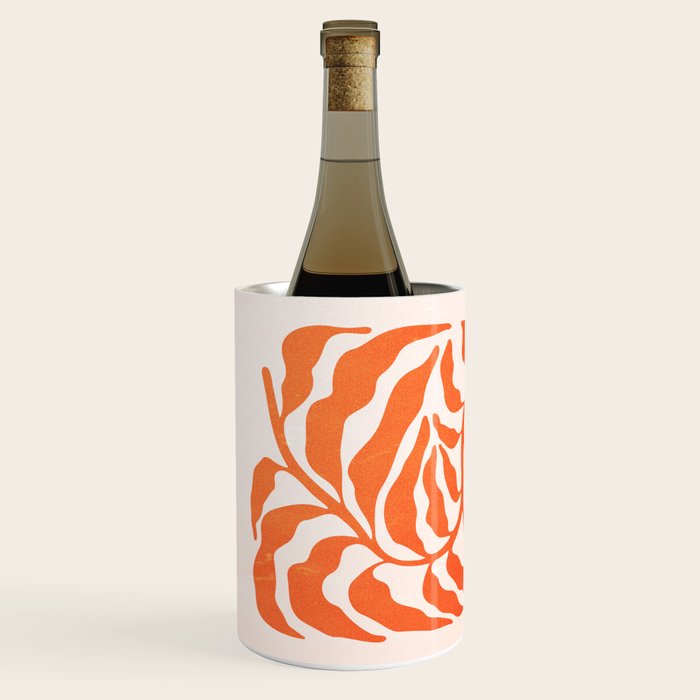 Funky Fern: Orange Peach Edition Wine Chiller Gallery Image 2