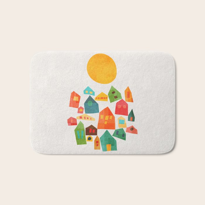 Looking at the same sun Bath Mat Gallery Image 1