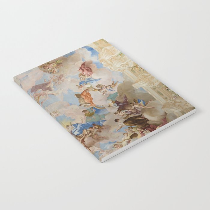 Ceiling Fresco Altenburg Abbey Mural Baroque Painting - The Harmony of Religion and Science Notebook Gallery Image 2