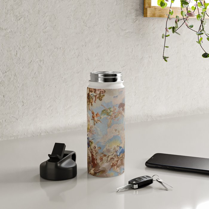 Ceiling Fresco Altenburg Abbey Mural Baroque Painting - The Harmony of Religion and Science Water Bottle Gallery Image 4