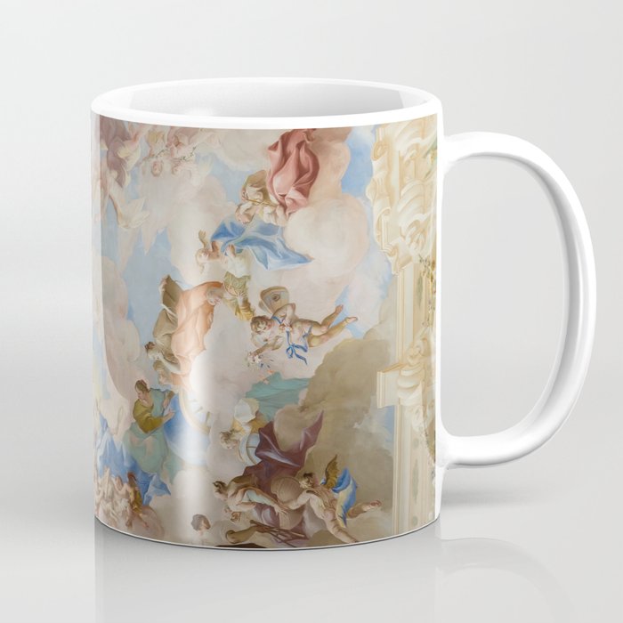 Ceiling Fresco Altenburg Abbey Mural Baroque Painting - The Harmony of Religion and Science Coffee Mug Gallery Image 1