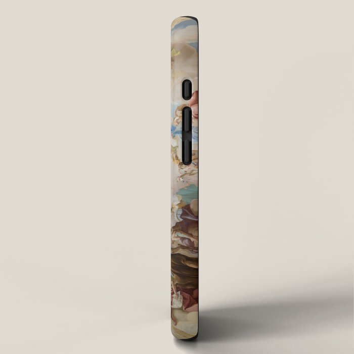 Ceiling Fresco Altenburg Abbey Mural Baroque Painting - The Harmony of Religion and Science iPhone Case Gallery Image 2