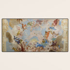 Ceiling Fresco Altenburg Abbey Mural Baroque Painting - The Harmony of Religion and Science Desk Mat Gallery Image 3