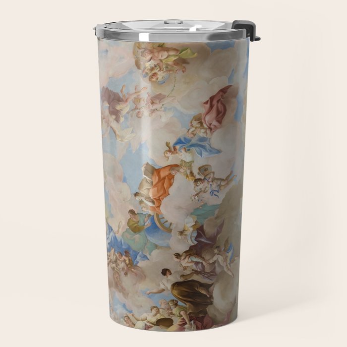 Ceiling Fresco Altenburg Abbey Mural Baroque Painting - The Harmony of Religion and Science Travel Mug Gallery Image 2