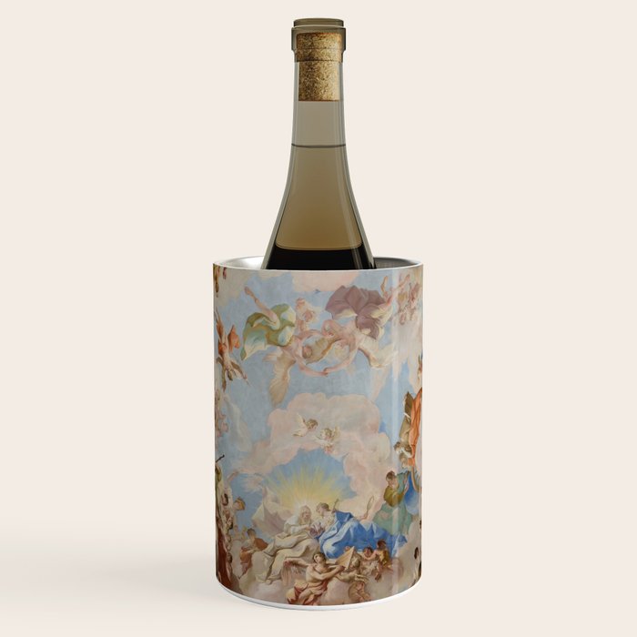Ceiling Fresco Altenburg Abbey Mural Baroque Painting - The Harmony of Religion and Science Wine Chiller Gallery Image 1