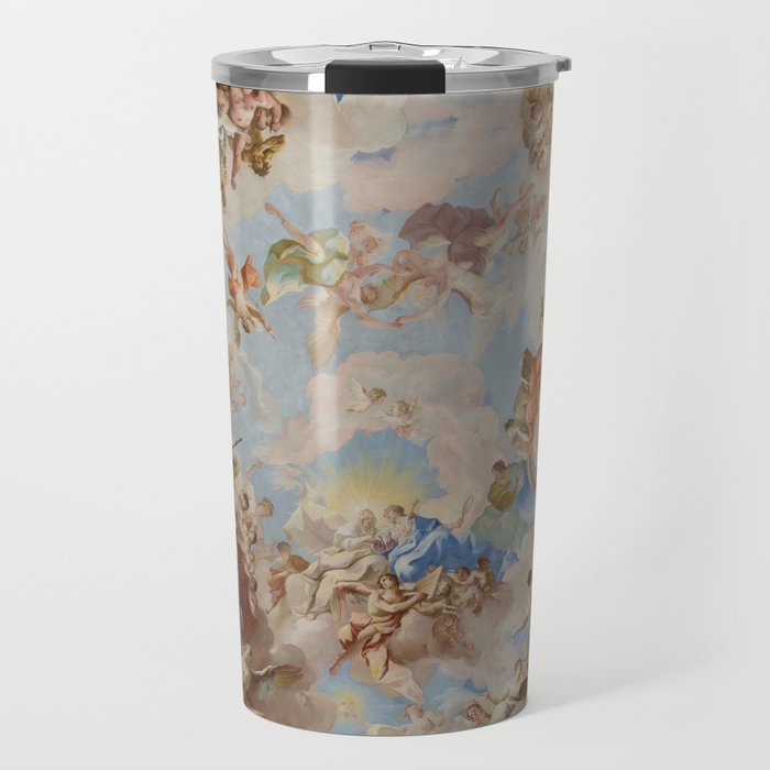 Ceiling Fresco Altenburg Abbey Mural Baroque Painting - The Harmony of Religion and Science Travel Mug Gallery Image 1