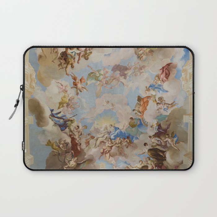 Ceiling Fresco Altenburg Abbey Mural Baroque Painting - The Harmony of Religion and Science Laptop Sleeve Gallery Image 1