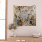 Ceiling Fresco Altenburg Abbey Mural Baroque Painting - The Harmony of Religion and Science Wall Tapestry Gallery Image 2