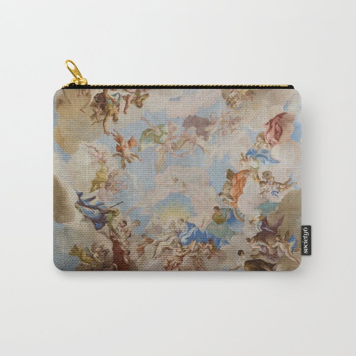 Ceiling Fresco Altenburg Abbey Mural Baroque Painting - The Harmony of Religion and Science Carry All Pouch Gallery Image 1