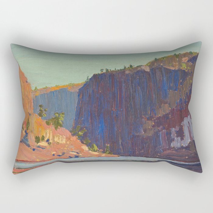 Tom Thomson Petawawa Gorges Canadian Landscape Artist Rectangular Pillow Gallery Image 1