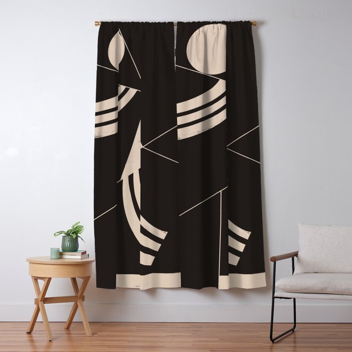 Minimal Abstract Art 70 Window Curtain Gallery Image 5
