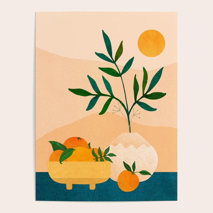 Palm Springs Picnic Nature Scene Poster Gallery Image 4