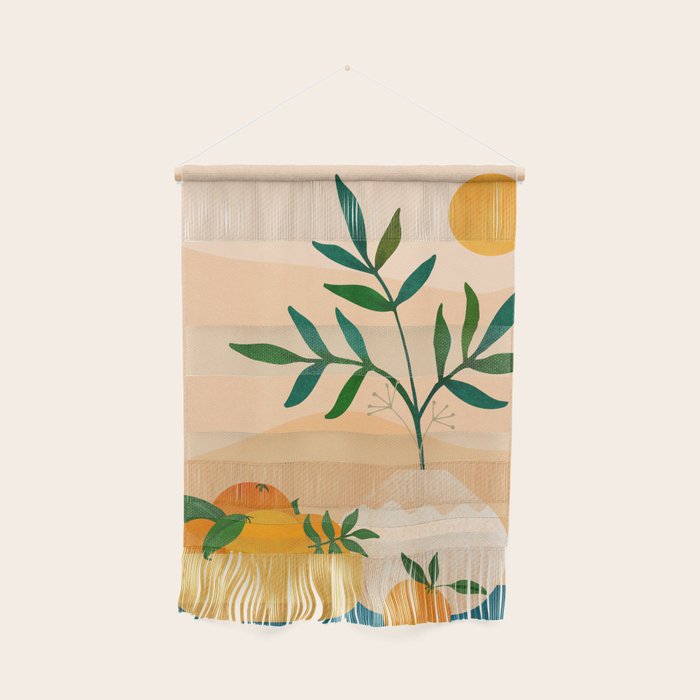 Palm Springs Picnic Nature Scene Wall Hanging Gallery Image 1