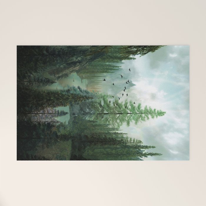 Mountain Morning 2 Welcome Mat Gallery Image 1