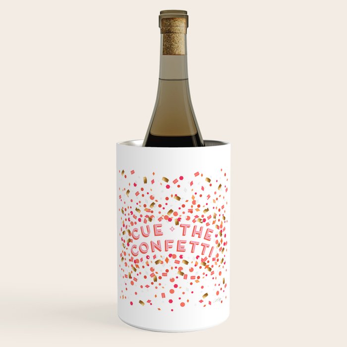 Cue the Confetti - Navy Palette Wine Chiller Gallery Image 1