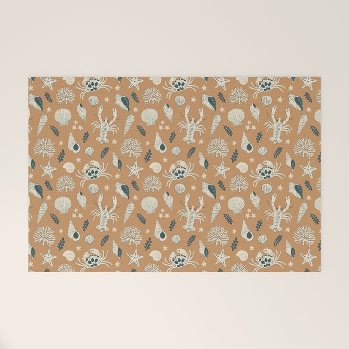 Crustaceans Seashells Welcome Mat Gallery Image 1