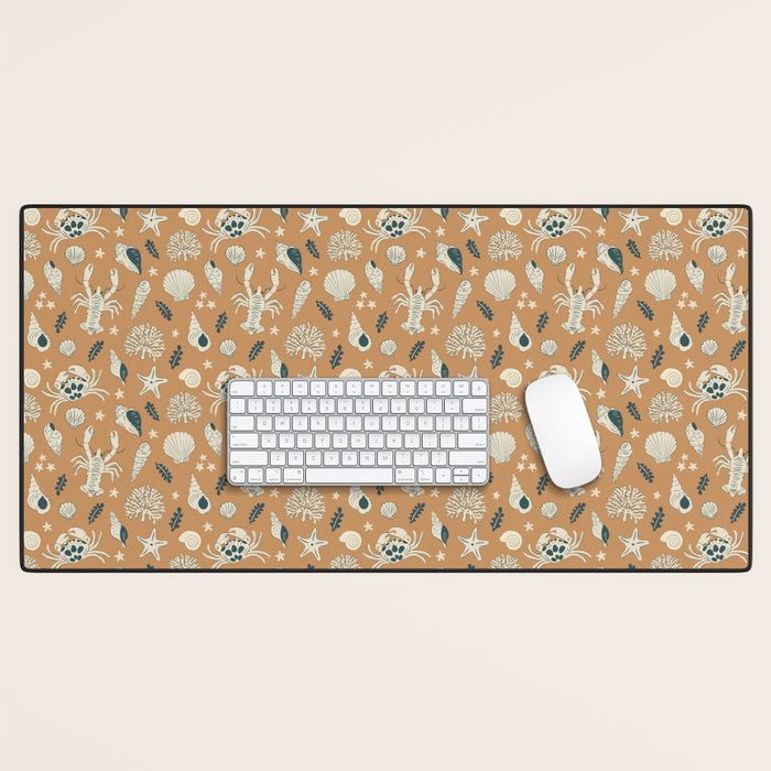 Crustaceans Seashells Desk Mat Gallery Image 1
