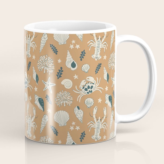 Crustaceans Seashells Coffee Mug Gallery Image 1