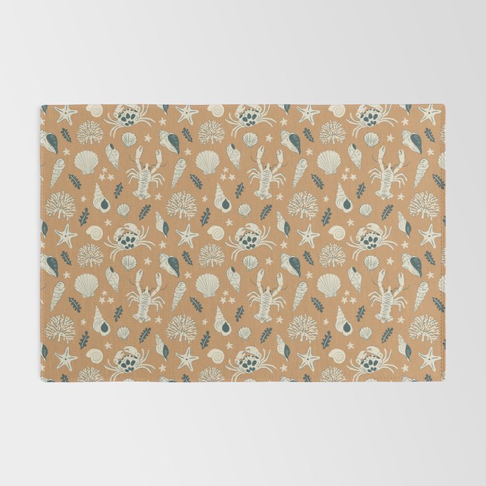 Crustaceans Seashells Rug Gallery Image 2