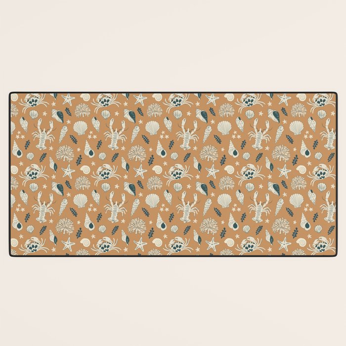 Crustaceans Seashells Desk Mat Gallery Image 3