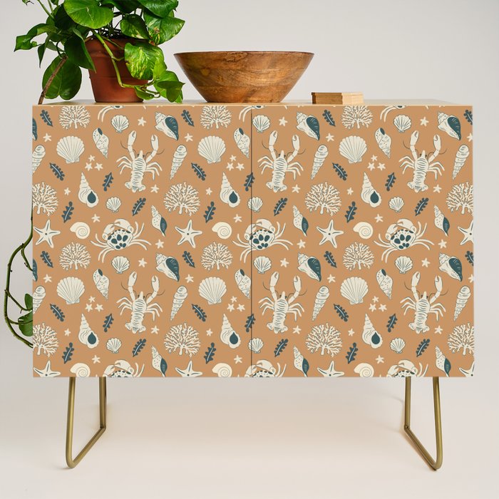 Crustaceans Seashells Credenza Gallery Image 1