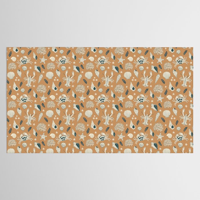 Crustaceans Seashells Tablecloth Gallery Image 2