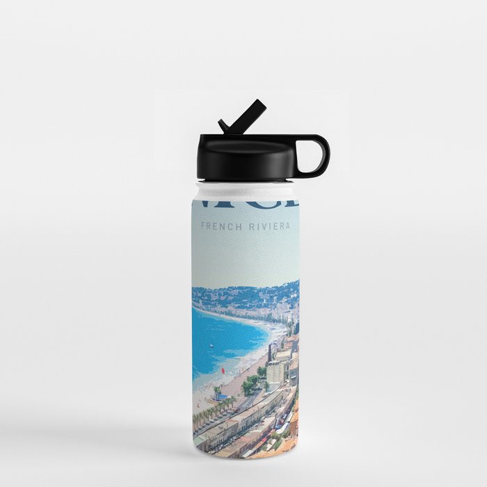 Visit Nice Water Bottle Gallery Image 1