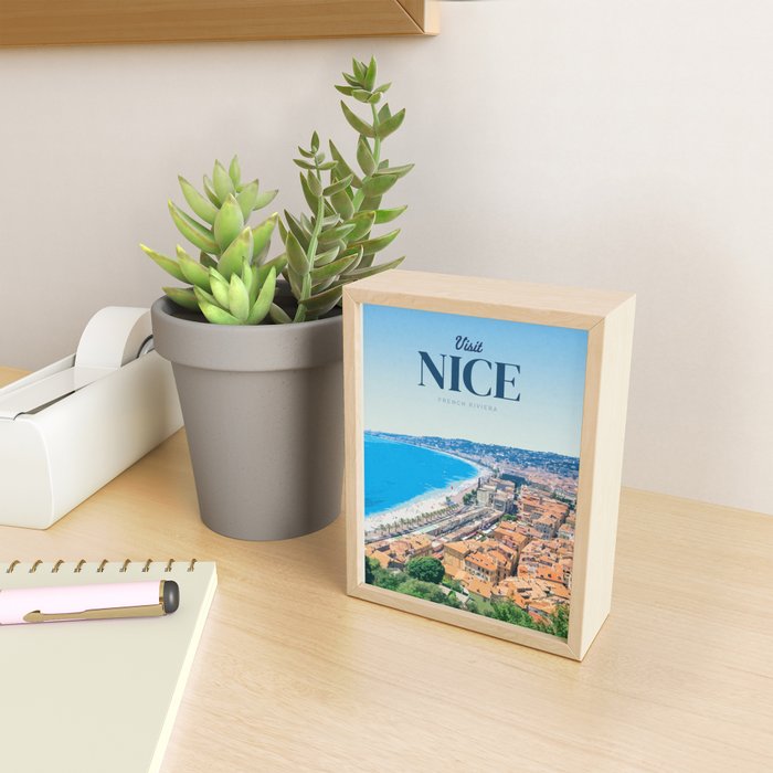 Visit Nice Mini Art Print Gallery Image 2