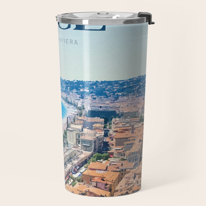 Visit Nice Travel Mug Gallery Image 2
