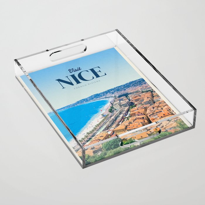 Visit Nice Acrylic Tray Gallery Image 1