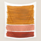 Rothko Minimalist Colorield Warm Earth Tone Yellow Ochre Clay Beige by Ejaaz Haniff Wall Tapestry Gallery Image 4