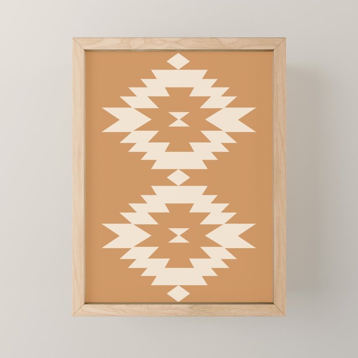 Southwestern Minimalism - Desert Orange Mini Art Print Gallery Image 1