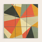Mid Century 01 Wood Wall Art Gallery Image 1