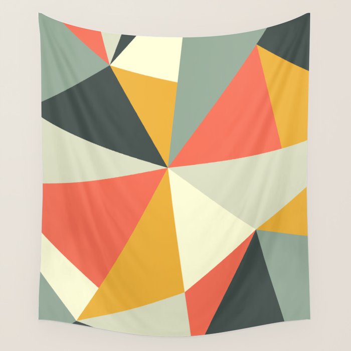 Mid Century 01 Wall Tapestry Gallery Image 4