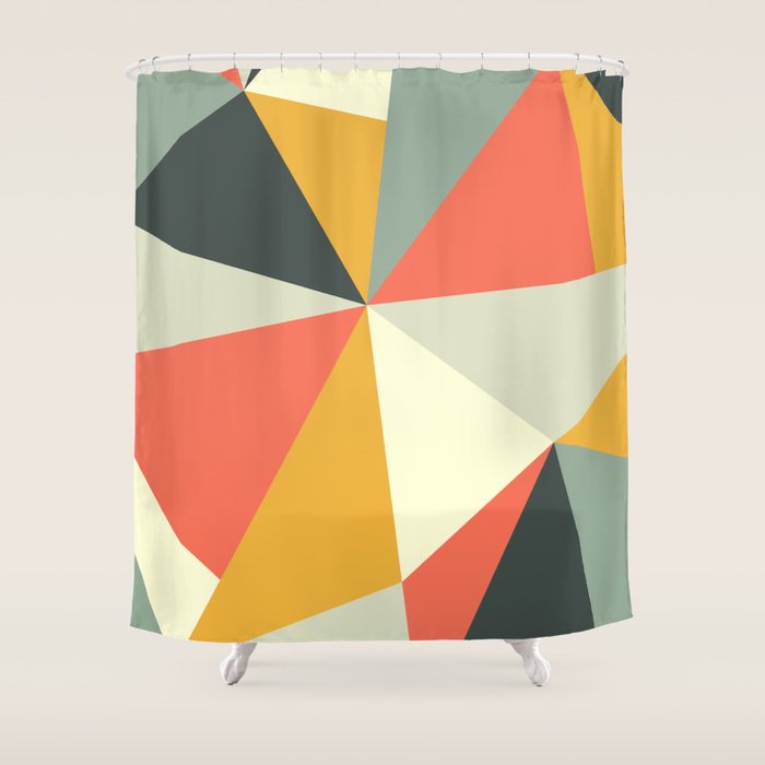 Mid Century 01 Shower Curtain Gallery Image 1