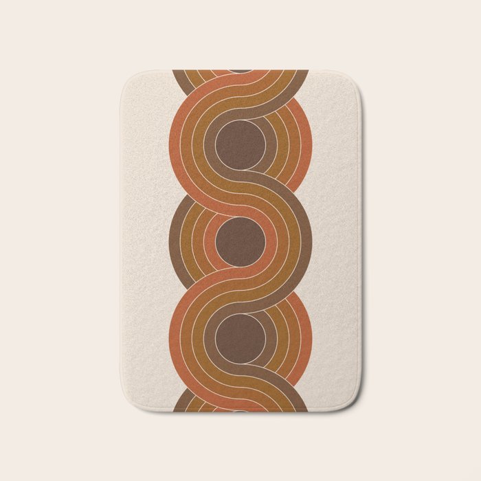 Cocoa Chain Bath Mat Gallery Image 1