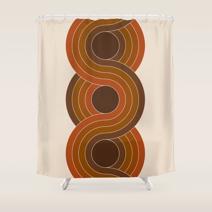 Cocoa Chain Shower Curtain Gallery Image 1